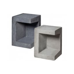 U-hoekelement 40x40x50 cm (LxDxH) grijs 1