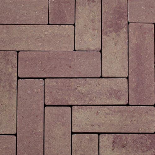 Strackstone 21x7x8 cm wijnrood-oker genuanceerd