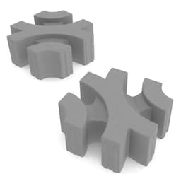 Marlux virage 30x30x12 cm grijs 1