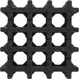 Aqua-draintegel 30x30x8 cm nero 1