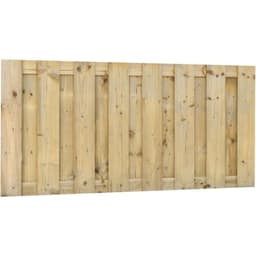 Jumboscherm geschaafd vuren 180x90 cm recht verticaal 17 planks 1
