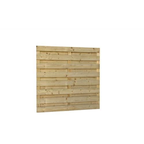 Jumboscherm geschaafd vuren 180x180 cm recht 18 planks