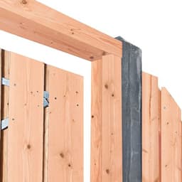 Tuindeurkozijn douglas aanslaglat max 160 cm breed 1