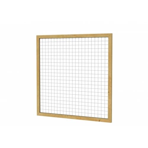 Betonijzer-trellis maas 7,5x7,5 cm 180x180 cm groen geimpregneerd