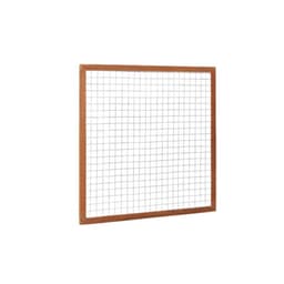 Hardhouten betonijzertrellis met maas 7,5x7,5 cm 90x180 cm 1