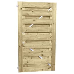 Jumbodeur geschaafd vuren recht horizontaal 100x180 cm 15 mm op stalen frame 1