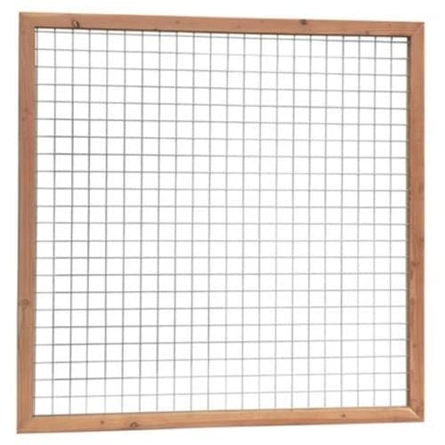 Douglas betonijzertrellis 180x180cm met maas 7,5x7,5 cm onbehandeld