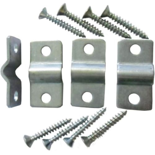 Montagebeslag (4 stuks) tbv gaaspanelen en wilgenmatten