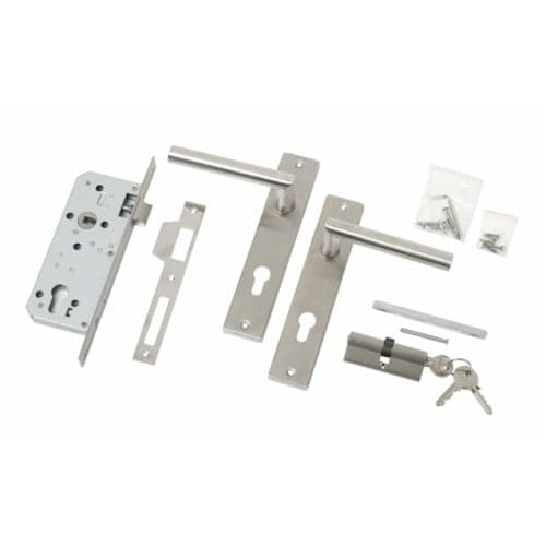 Tradit. klinkstel met hengen/duimen tbv houten deuren en hekpoorten