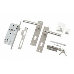 Tradit. klinkstel met hengen/duimen tbv houten deuren en hekpoorten 1