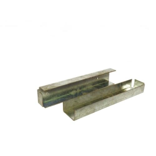 U-profiel tbv betonplaat muur- of hoekbevestiging