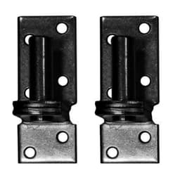 Duim 16 mm zwart (2 stuks) tbv poort 1