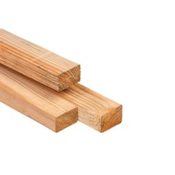 Douglas geschaafde regel 4,5x7x300 cm onbehandeld 1