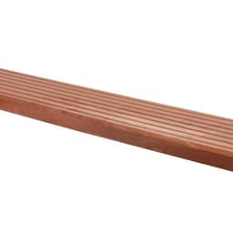 Hardhouten geprofileerd dekdeel 1 profiel 1 glad 2,5x14,5x455 cm 1