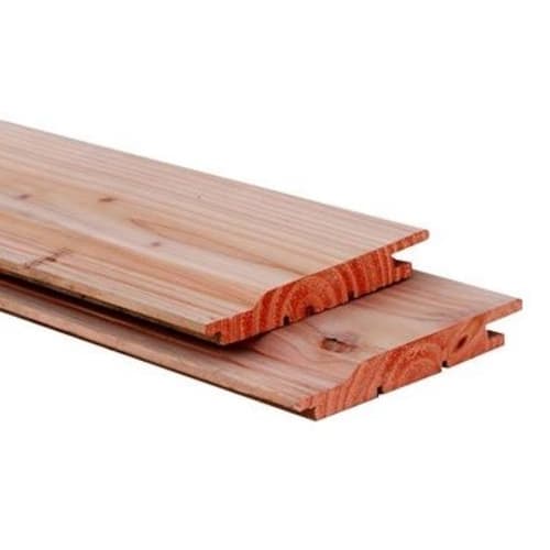 Douglas geschaafd gevel rabat 1,8x14,5x400 cm groen geimpregneerd