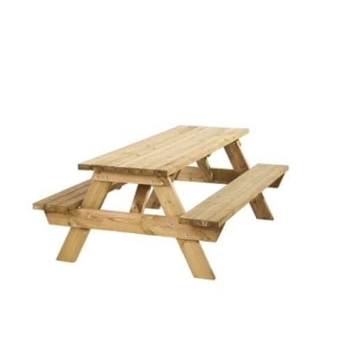 Picknicktafel lange jan 42 mm dik bladmaat 300x70 cm