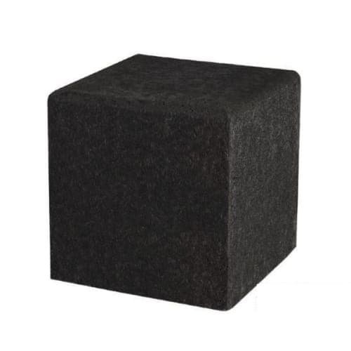 Schellevis Oudhollandse zitelement vierkant 50x50x50 cm carbon