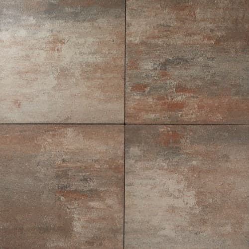 terras & trends Allemagne tegel 80x80x5 cm bruin gevlamd