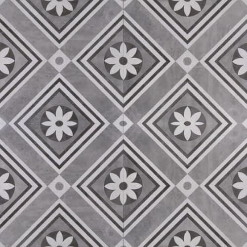 MBI keramiek 1cm 60x60x1 cm concreet flower decor