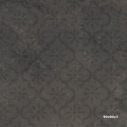 Ceramaxx 90x90x3 cm dekor classic carbone (Uitlopend)