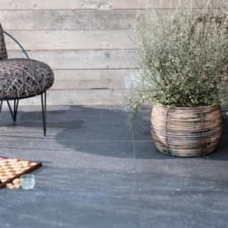 Solostone 70x70x3,2 cm belgian stone black 2