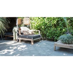 Solostone 70x70x3,2 cm hormigon flower antra (Uitlopend) 2