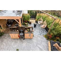 Traptrede GeoFacetto 100x35x15 cm milano 5