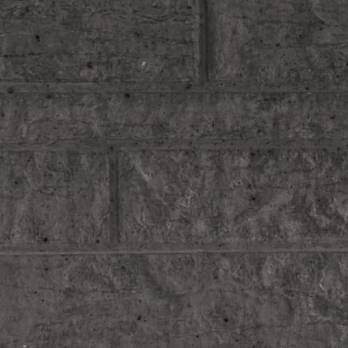 Betonplaat dubbelzijdig rotsmotief 3,5x36x184 cm antraciet ongecoat