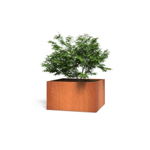 Adezz Carrez cortenstaal plantenbak 40x40x40 cm met bodem