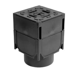 ACO hexaline hoek met spie onderuitloop 1