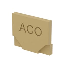 ACO euroline eindplaat 1