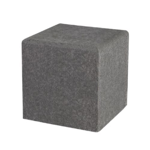 Schellevis Oudhollandse zitelement vierkant 50x50x50 cm antraciet