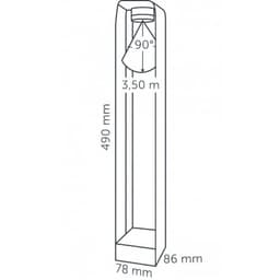 in-lite solitary ace high dark grey 9