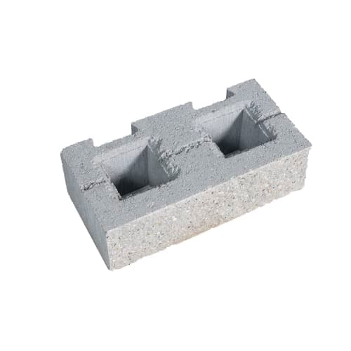 Stackton G-blok 2 zijde gesplit (L) zilvergrijs 400x200x125 (701)