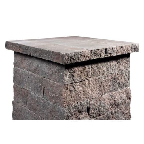 Stackton kop rechts pilaster 60/60 bruin-zwart 400x200x125 (103)