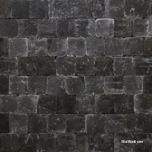 Tumbelton extra coal 15x15x6 cm