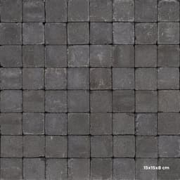 Tumbelton extra coal 15x15x6 cm 2