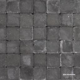 Tumbelton extra coal 15x15x6 cm 6