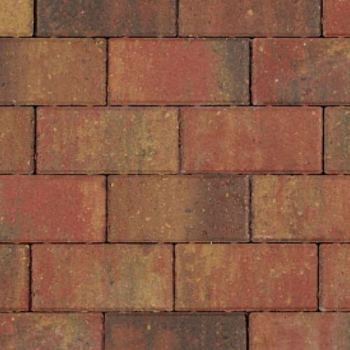 Betonstraatsteen 6 cm oud bont komo