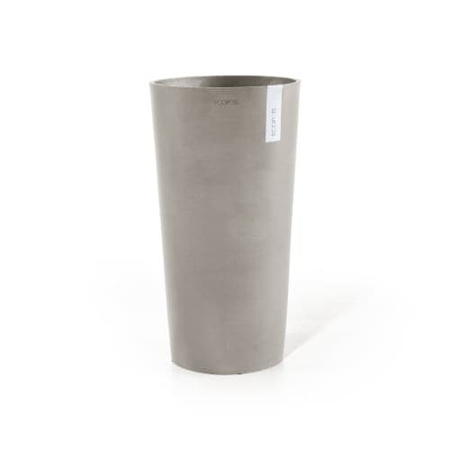 Ecopots Amsterdam extra high 90 taupe 50x50x90 cm