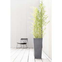 Ecopots Rotterdam high 70 grey 32x32x70 cm 2