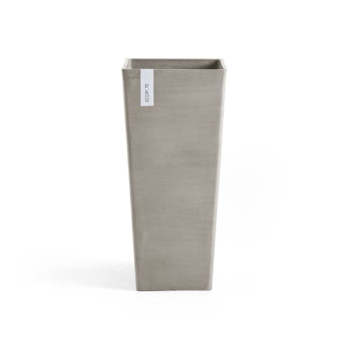 Ecopots Rotterdam high 70 taupe 32x32x70 cm