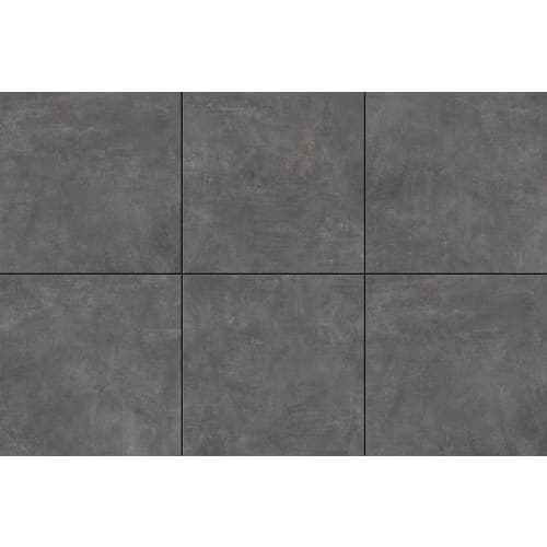 Keramiek tegel 80x80x3 cm cilento antracite tre