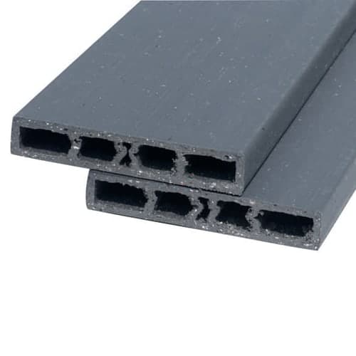 Ecoboard hollow grey 120x30x4 cm