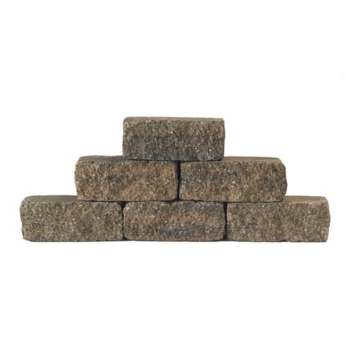 Granuwall 30x12x12 cm brons getrommeld gekliefd