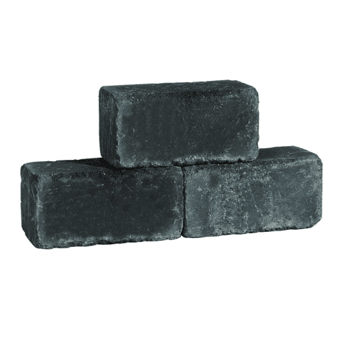 Patio stapelblok 45x15x15 cm antraciet getrommeld