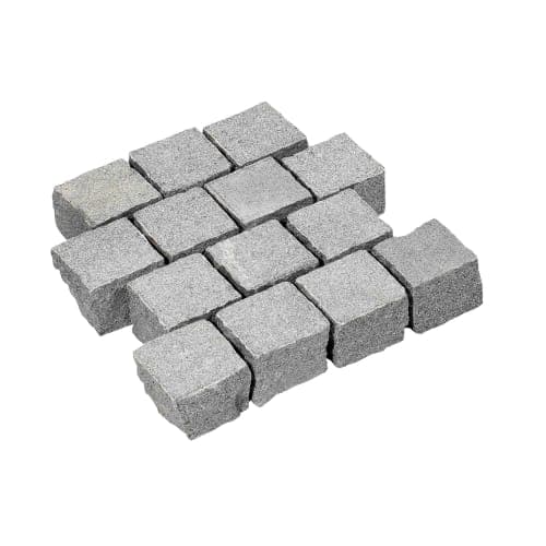 Tibet dark grey 10x10x8 cm gevlamd