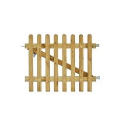 Excellent poort recht 100x80 cm incl. klinkset 6