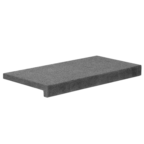 Zwembadrand dark grey gevlamd 60x30x5/2,5 cm voorzijde gezoet