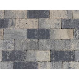 Betonstraatsteen 6 cm grijs/zwart komo 2